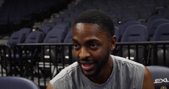 Justin Holiday worked out for the Warriors