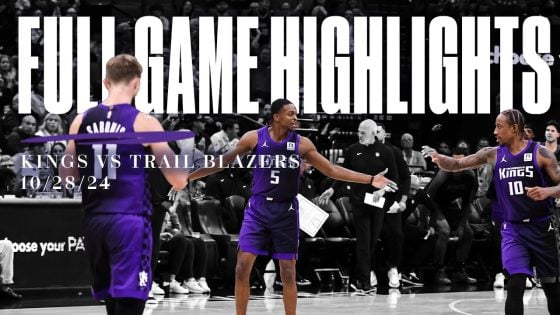 Kings earn first win of the season against Trail Blazers