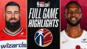 Cavaliers dominate Wizards in 31-point blowout in NBA Cup