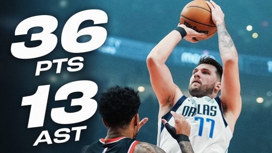 Doncic drops 36 points in return as Mavericks edge Trail Blazers